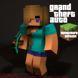 Grand Theft Auto: Minecraft Edition (Online Mode)